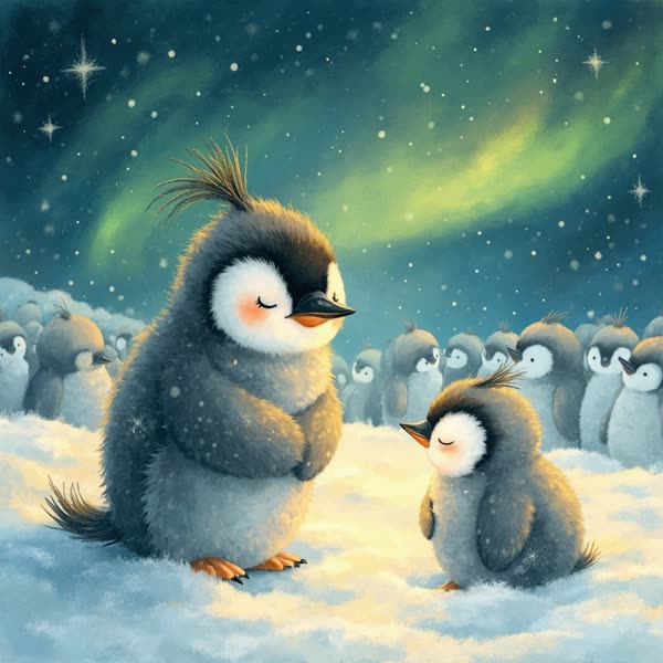 Ilustrace k pohádce Pípa a hřejivý kruh